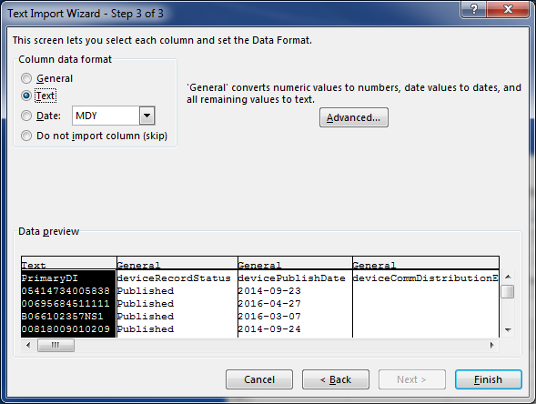 Data types